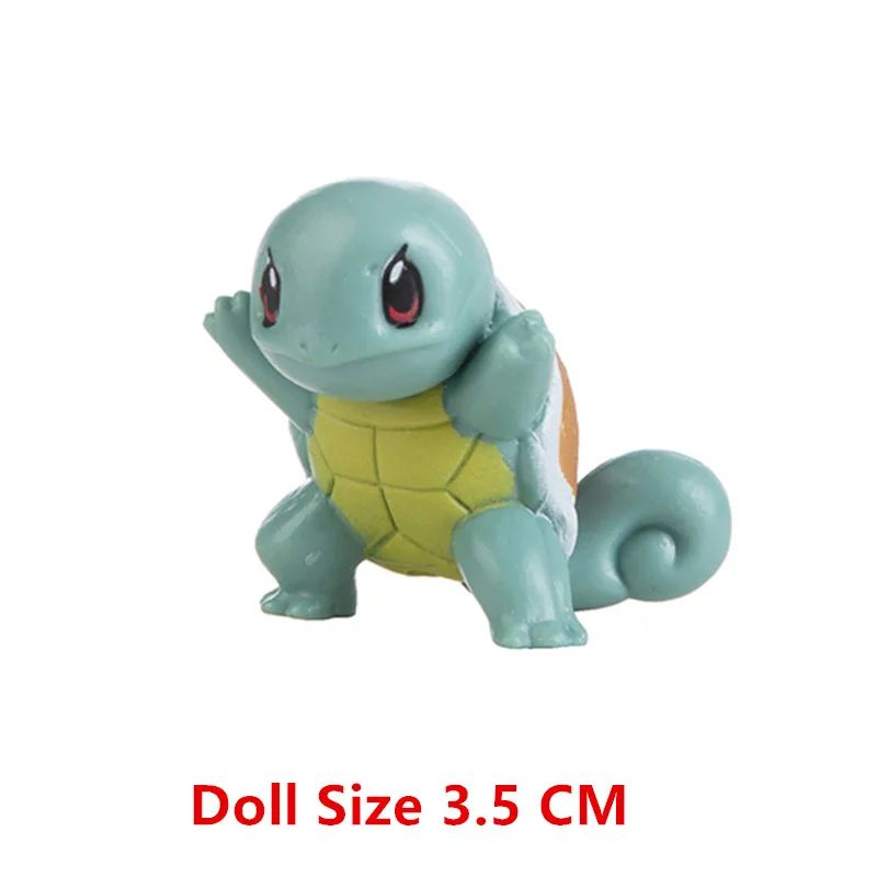 Takara Tomy Pokemon Mini Figures (4–13cm) – Pikachu, Mewtwo & Friends PVC Collectibles