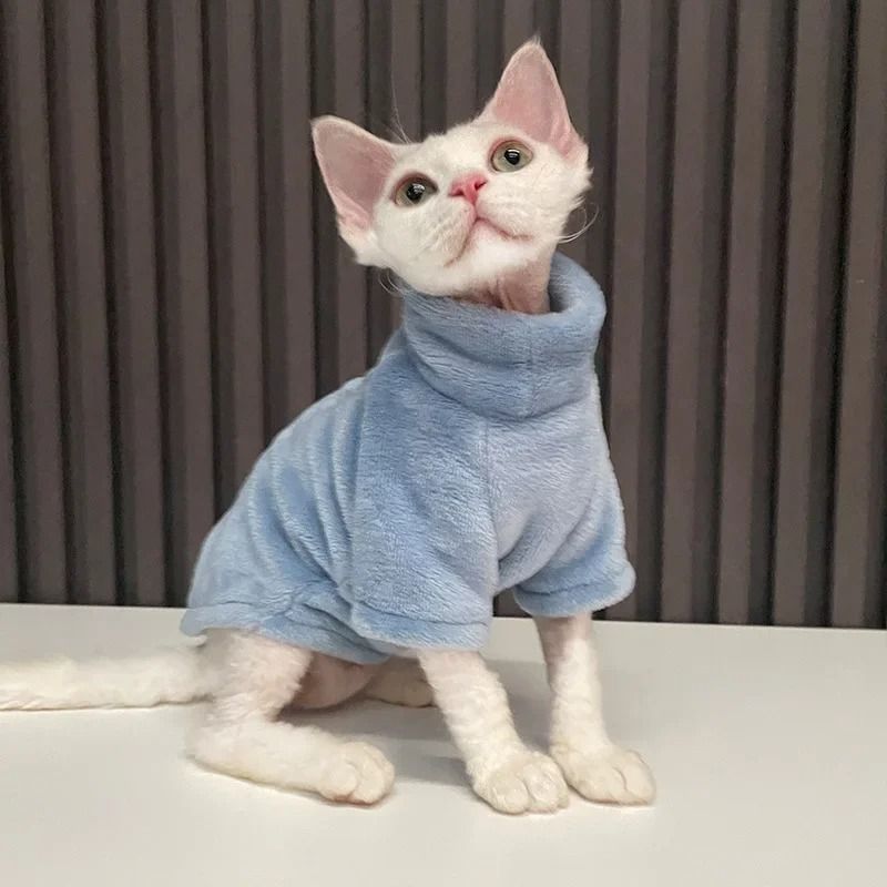 Fashionable Cat and Dog Winter Sweater Pet Hoodie Warm Knit Outfit