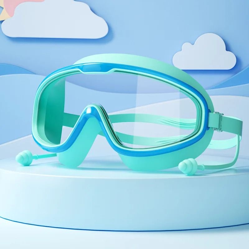 Kids Swimming Goggles Anti Fog Waterproof Wide View Swim Goggles for Children