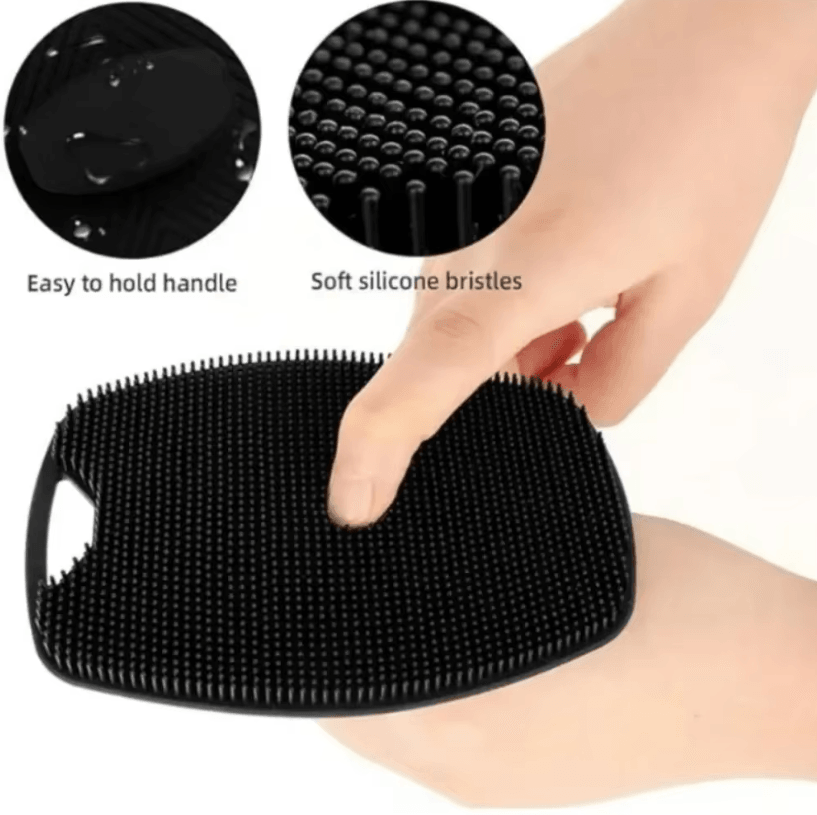 Soft Silicone Body Scrubber Brush – Gentle Exfoliating Shower Tool for Smooth Skin