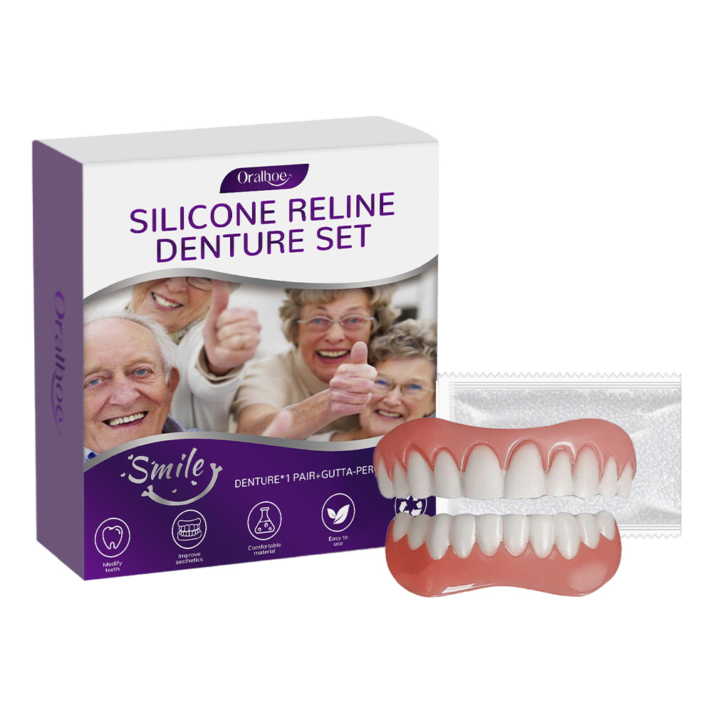 Silicone Denture Reline Kit for Secure Fit | Comfortable & Easy DIY Repair