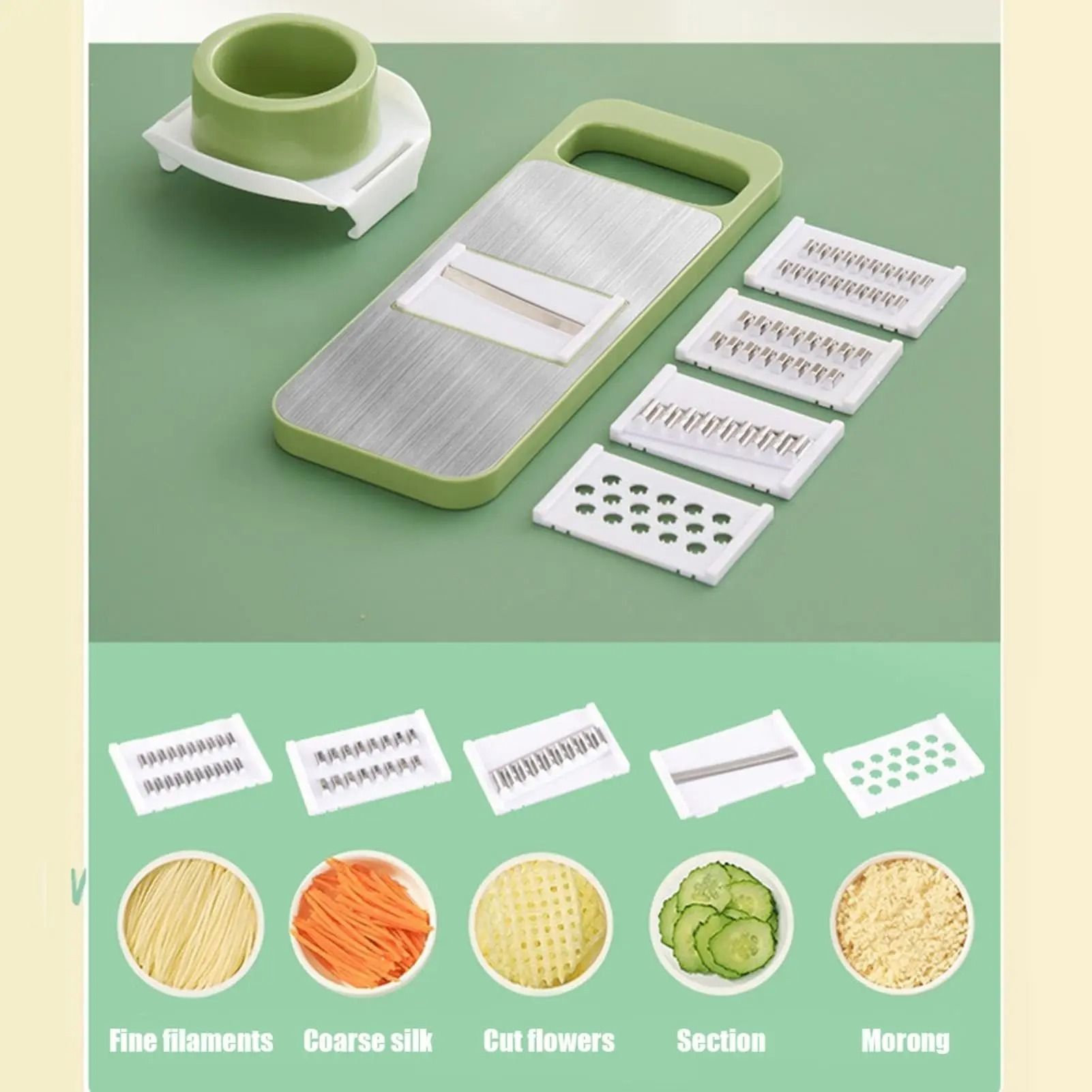 9 in 1 Multi Functional Vegetable Cutter and Slicer Set