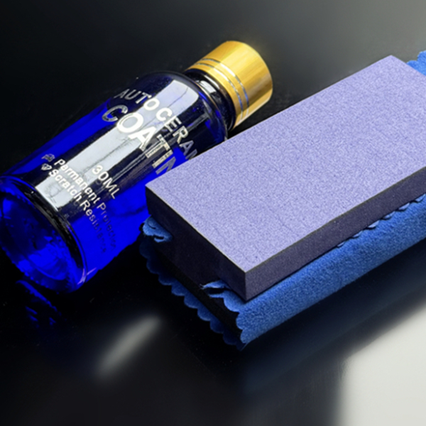 Perfect Car Ceramic Coating Kit - Purple Applicator with Suede Cloth
