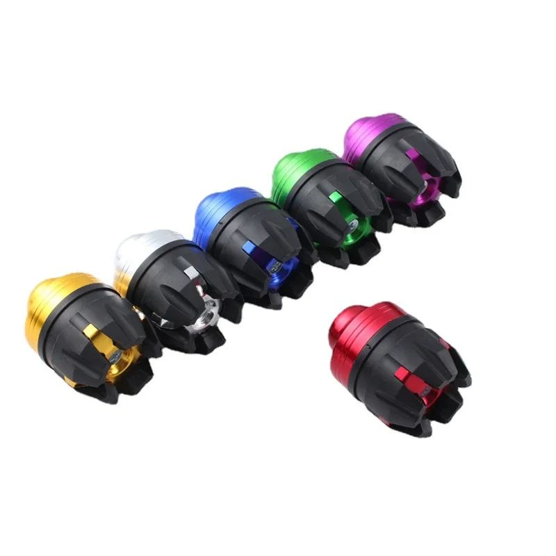 Universal Motorcycle CNC Front Fork Cup – Anti-Collision Aluminum Alloy Frame Sliders for Motorbike Anti-Fall Protection