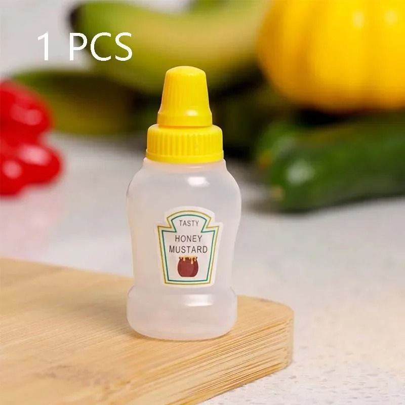 Mini Sauce Bottle Refillable Lunch Box Condiment Container