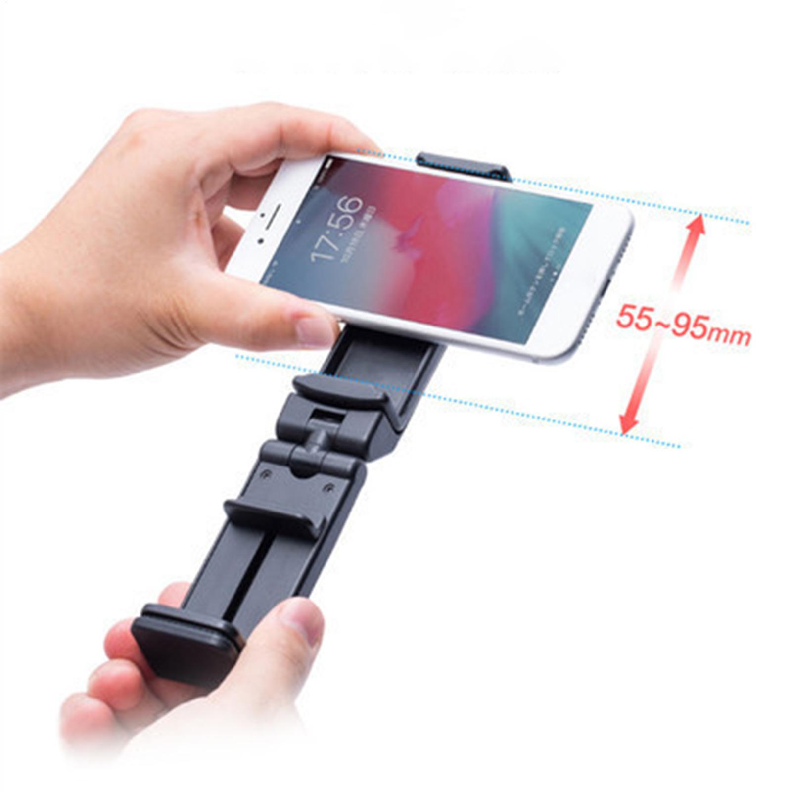 Airplane Phone Holder Foldable Phone Mount, Travel Portable Mobile Phone Holder, 360-Degree Rotatable Desktop Cellphone