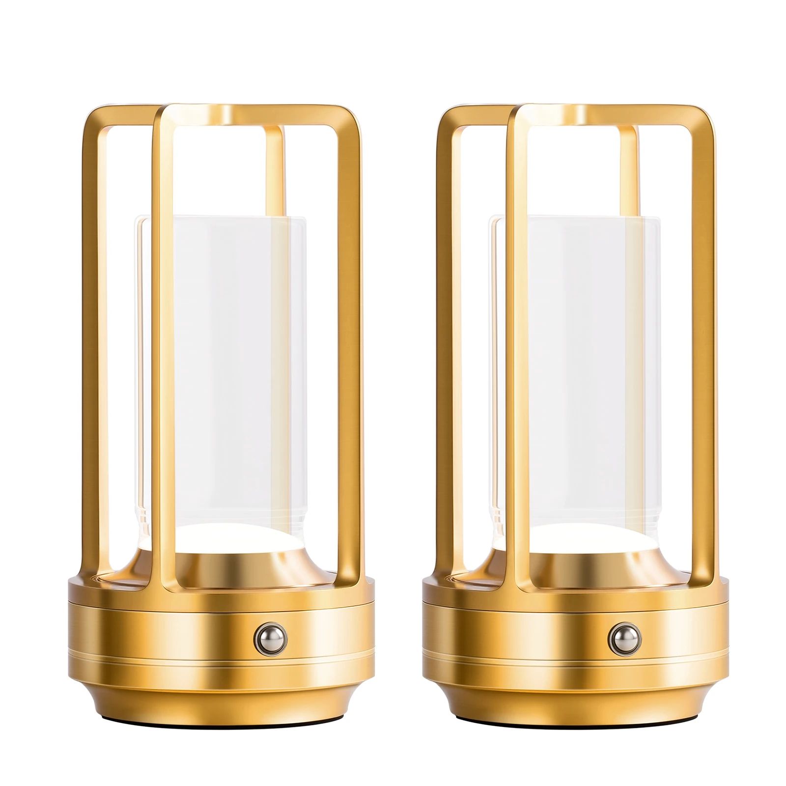 Rechargeable Cordless LED Table Lamp – Touch Dimmable 3 Color Bedside & Restaurant Desk Light