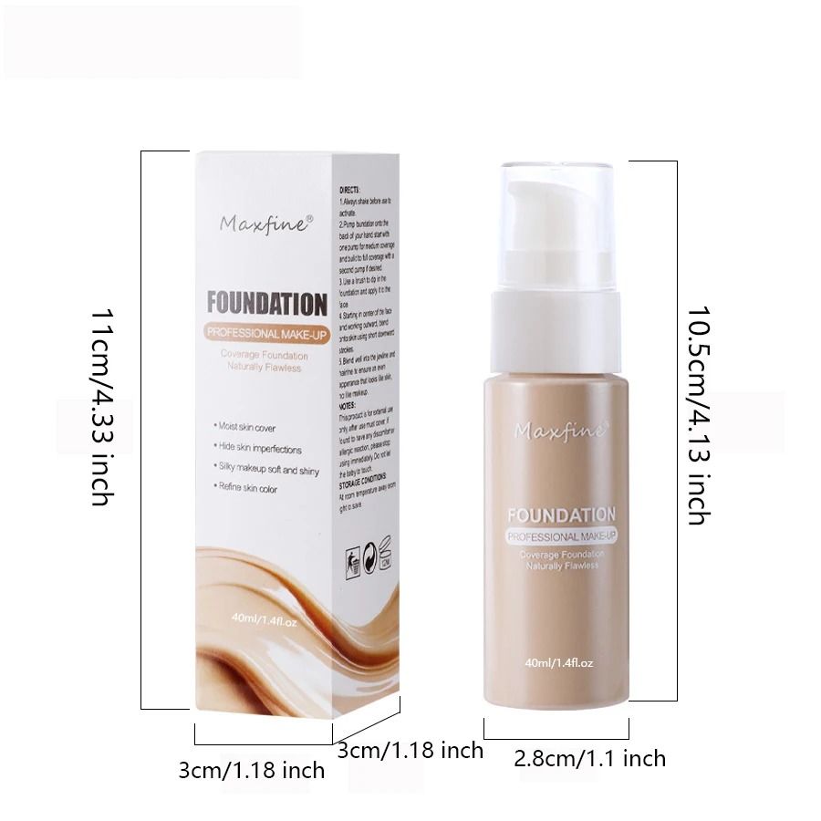 Liquid Foundation Effective Concealer Professional Cosmetics