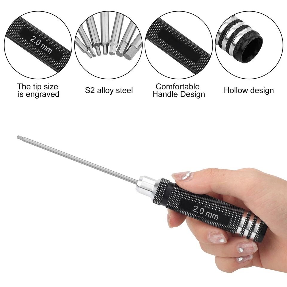 Hex Nut Screwdriver Set, Precision Repair Tools