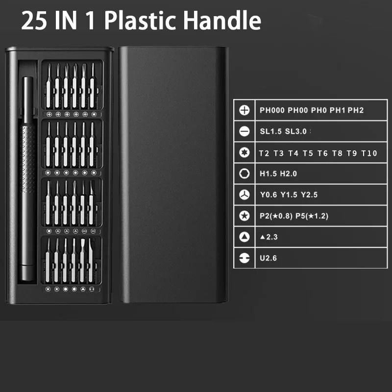 25-in-1 Precision Screwdriver Set – Magnetic Professional Repair Tool Kit – Universal Multi-Functional Manual Tools