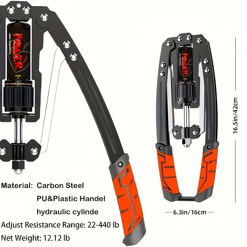 Adjustable Hydraulic Arm Exerciser Strength Trainer