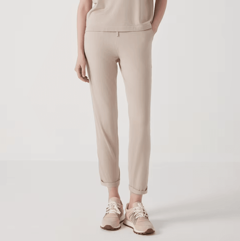 LuxMerino Silk Blend Merino Wool Pants for Women – Premium Merino Wool Trousers with Elegant Comfort