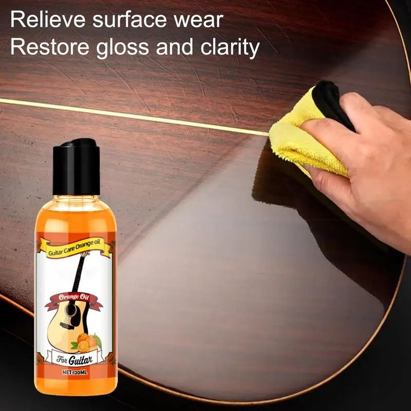 Guitar Fretboard Conditioner and Cleaning Oil Kit with Cloth