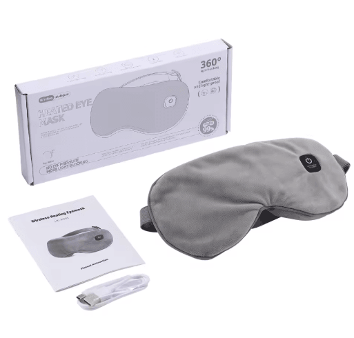 DreamEase Pro USB Heated Eye Mask with 3-Mode Massage