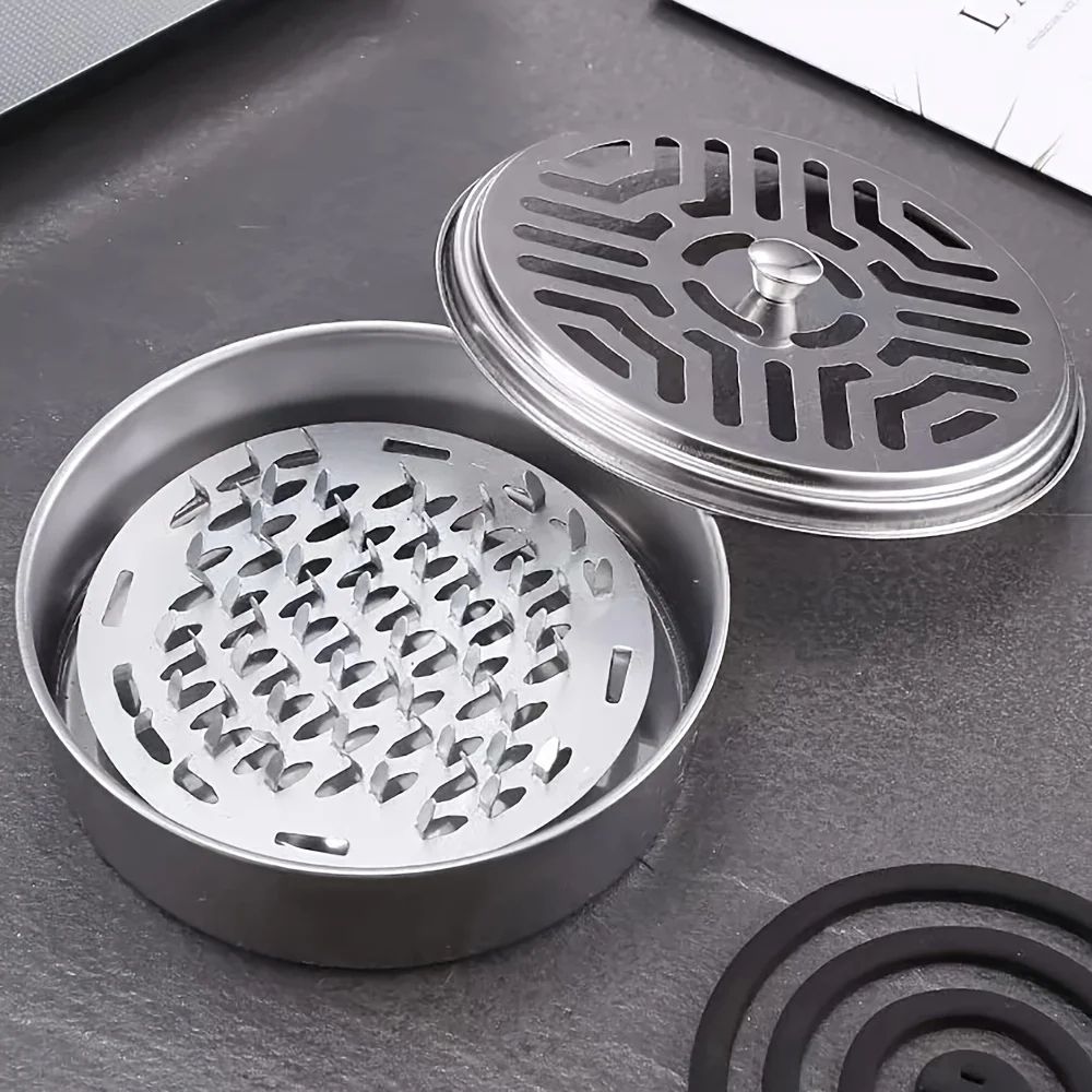 Mosquito Coil Holder with Lid Incense Tray Box
