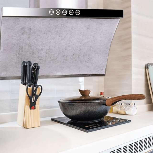 KitchenClear Oil-Absorbing Range Hood Filter Sheets (12 Pack)