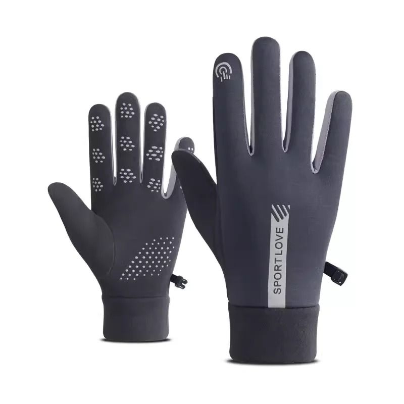 Women Autumn Winter Waterproof Anti Slip Cycling Gloves