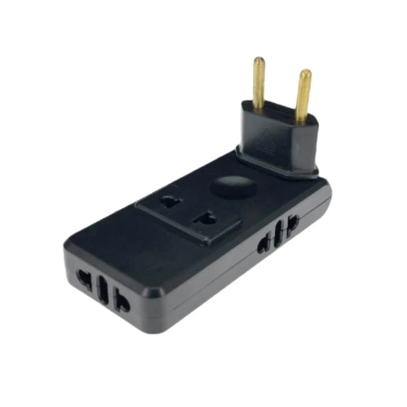 4 in 1 EU Plug Adapter 180 Degree Rotating Wall Outlet Extension Socket