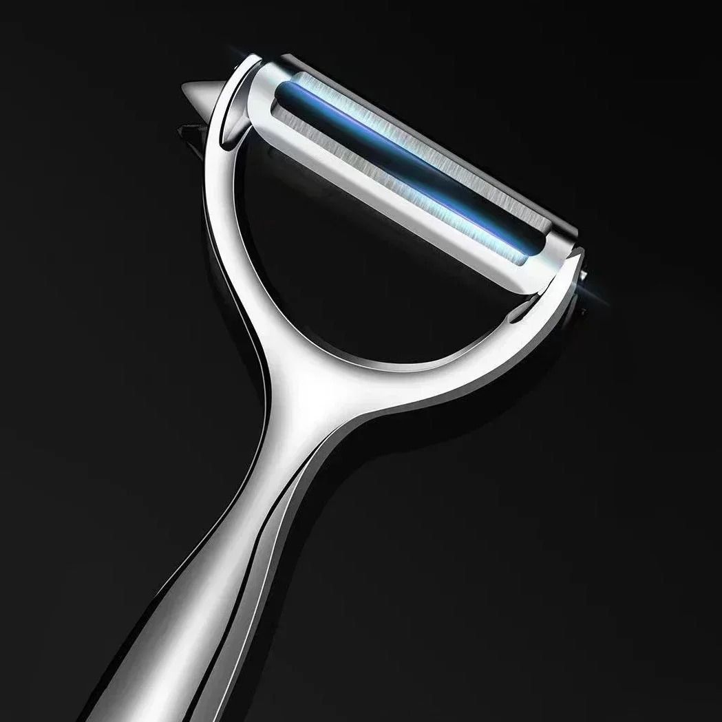 Vegetable Peeler Stainless Steel Kitchen Tool with Non Slip Handle