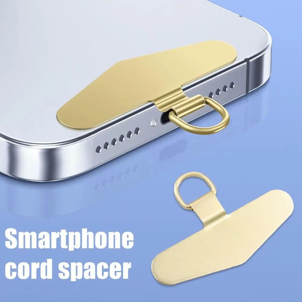 Universal phone lanyard patch Stainless Steel phone strap clip Adapter Tabs