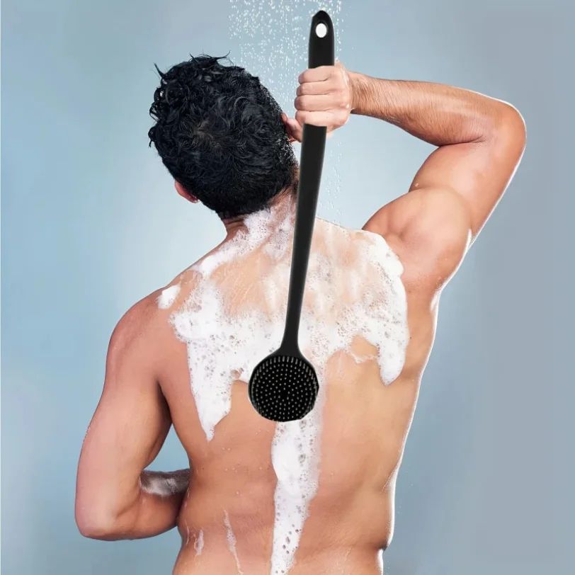 Silicone Long Handle Bath Brush