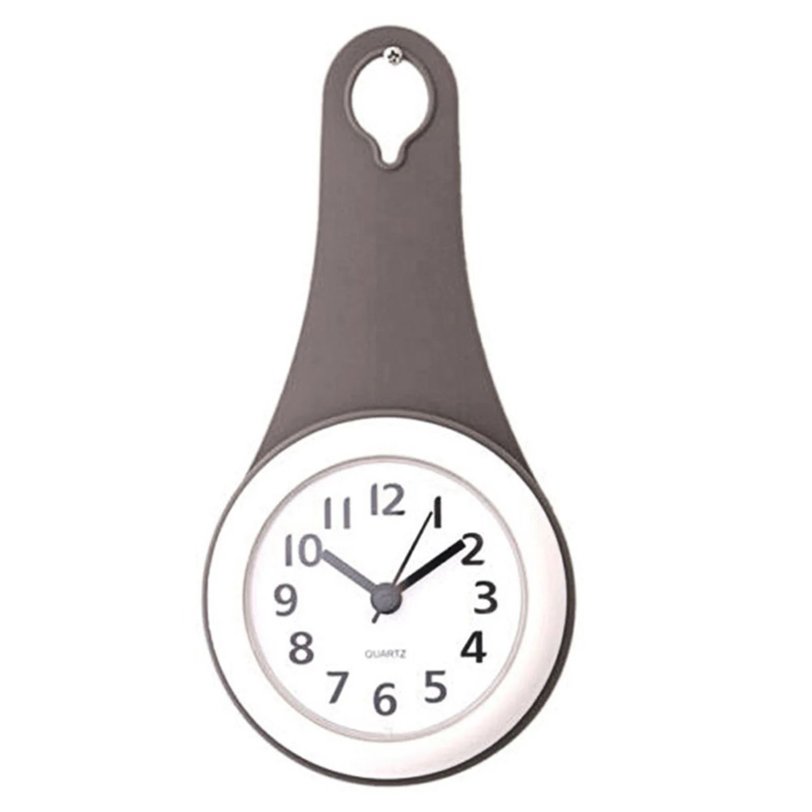 Water Resistant Wall Clock Silent Multipurpose Clock for Kitchen and Bathroom