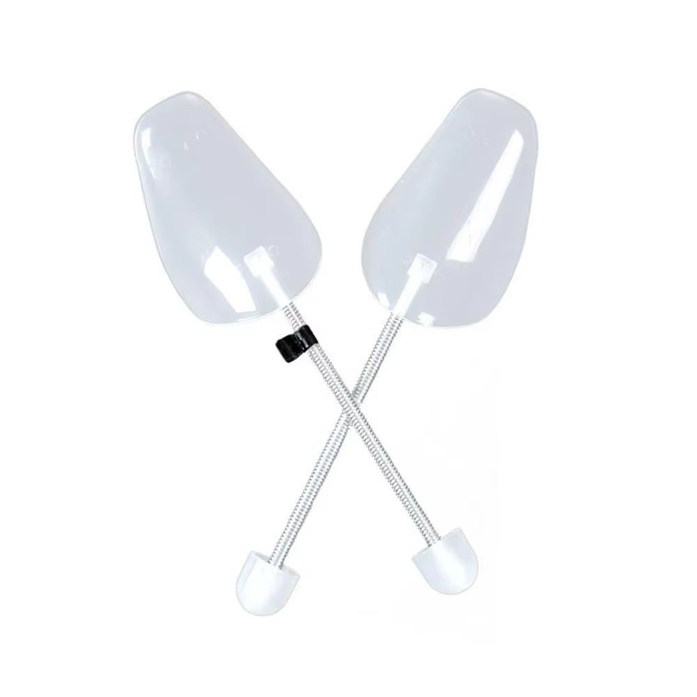 Plastic Spring Shoe Trees for Men and Women, Fixed Fit Shoe Shaper Inserts, 1 Pair