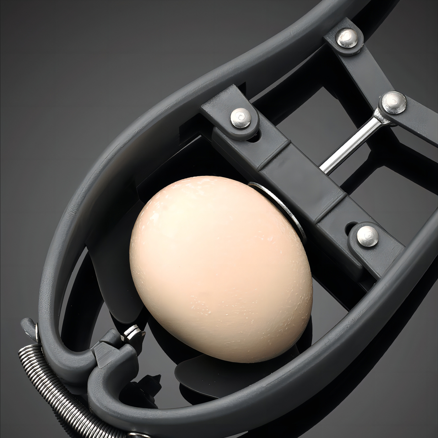 Stainless Steel 2-in-1 Egg Opener & Raw Egg Separator – Handheld Simple Eggshell Cutter