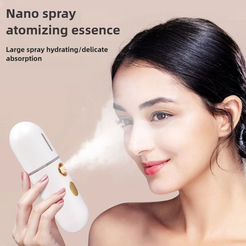 NanoGlow Portable Facial Steamer – USB Nano Mist Face Sprayer for Deep Hydration