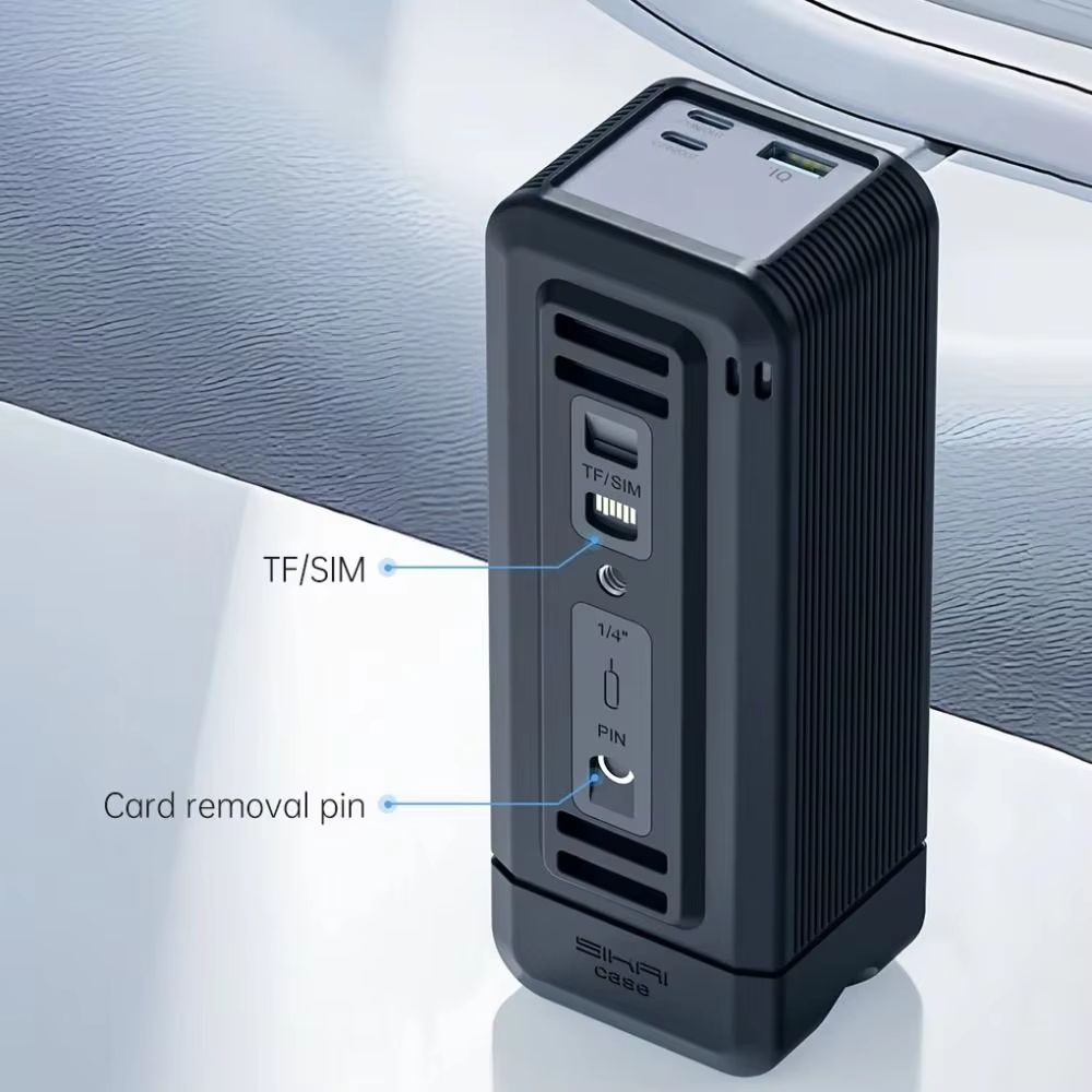 Shockproof Silicone Protective Case With Dustproof Anti-Drop Cover for Anker Prime Power Bank