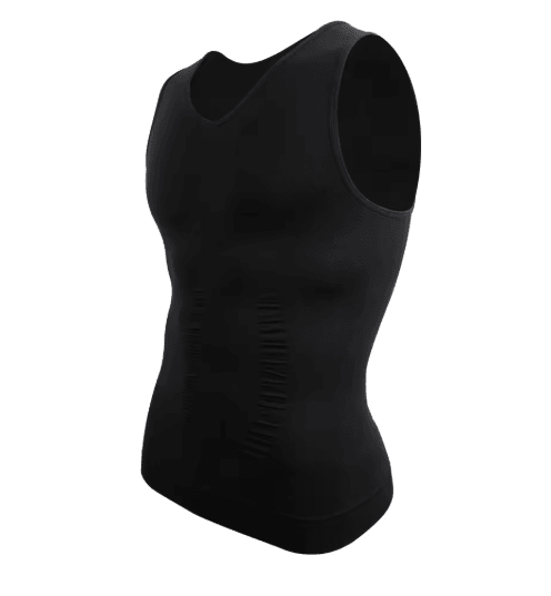 Compression Slimming V-Neck Shapewear Tank Tummy Control Muscle Base Layer