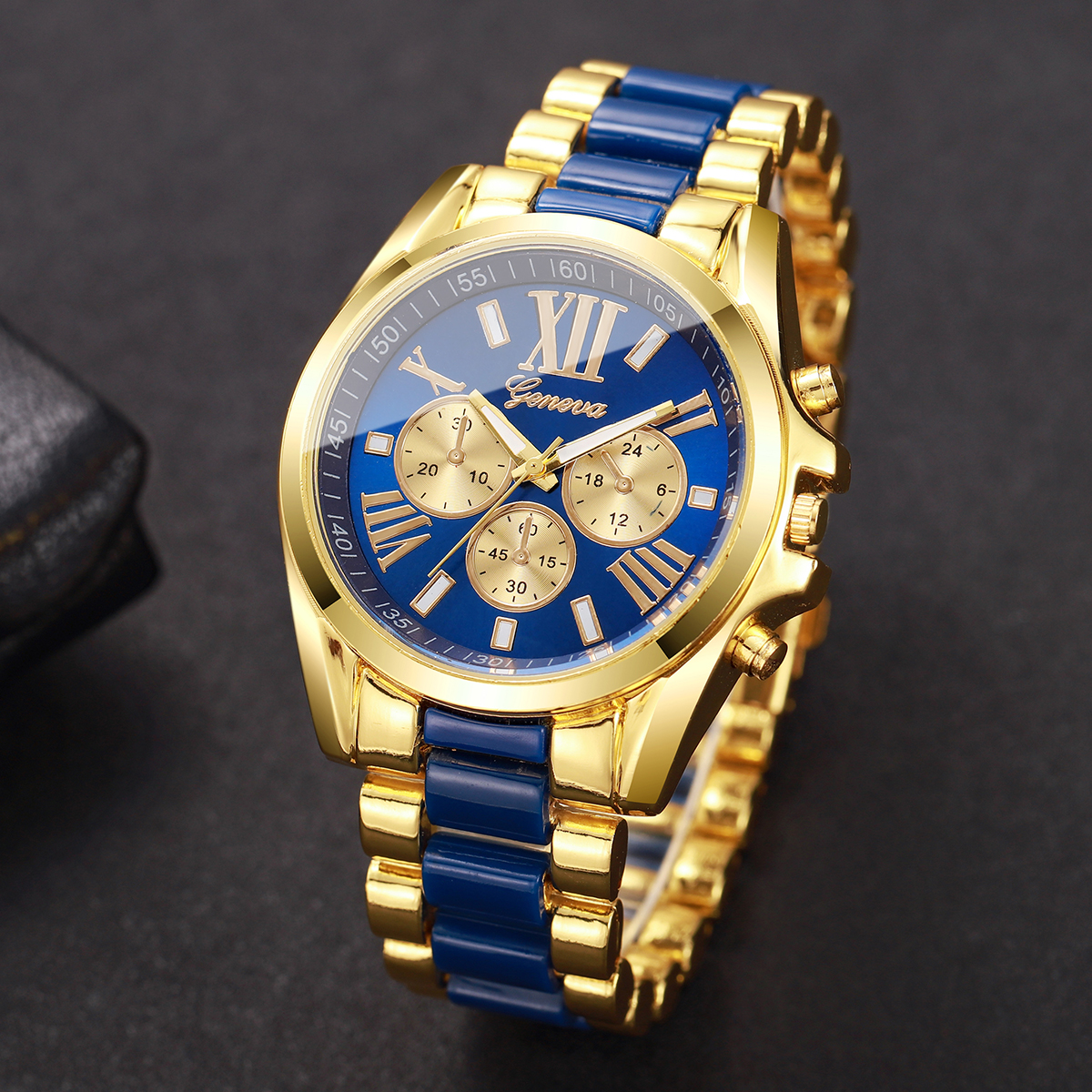 Luxury Men Business Watches, Fashion Roma Dial Men's Quartz Wristwatch, Elegant Daily Wear