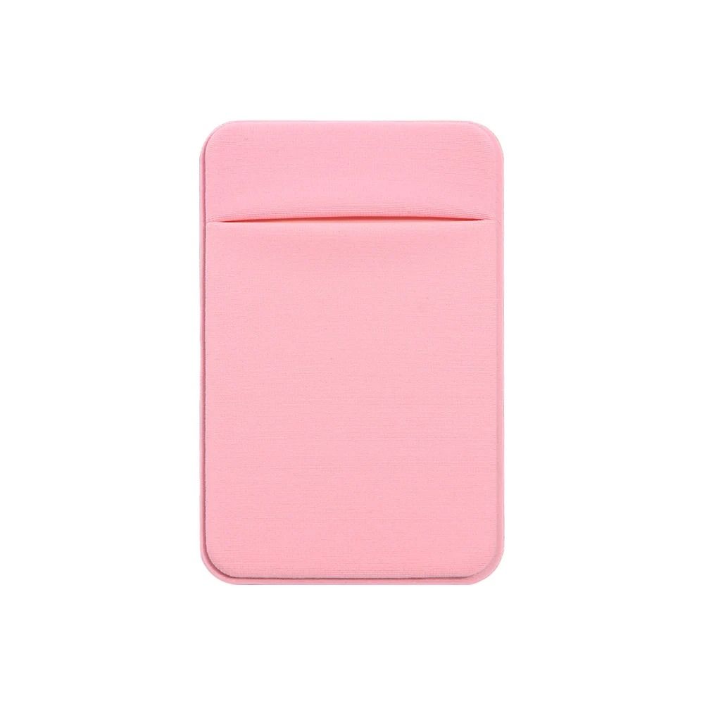 Elastic Cell Phone Card Holder – Slim Lycra Adhesive Mobile Wallet & ID Pocket