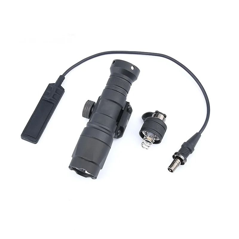 Mini Tactical Weapon Flashlight LED Scout Hunting Light with 20mm Rail Mount