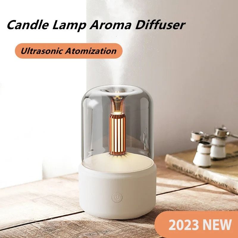 Candle Lamp Aroma Diffuser & Air Humidifier