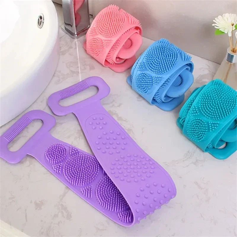 Silicone Body Back Scrubber and Massage Brush