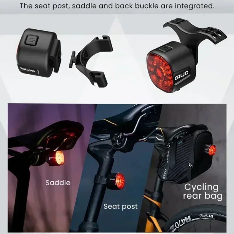 Smart Brake Sensor Bicycle Rear Light