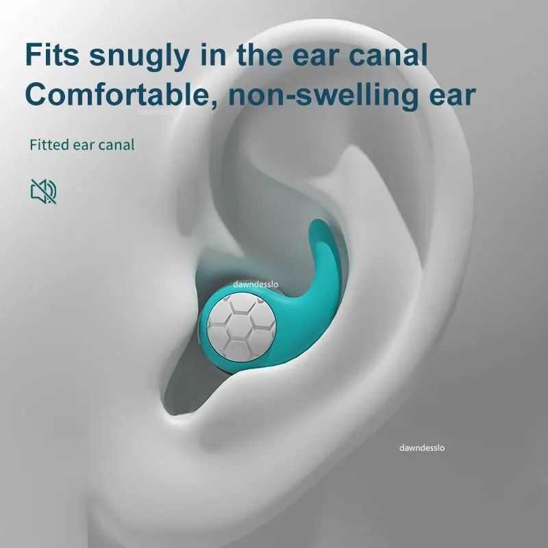 Silicone Noise-Cancelling Three-Layer Earplugs