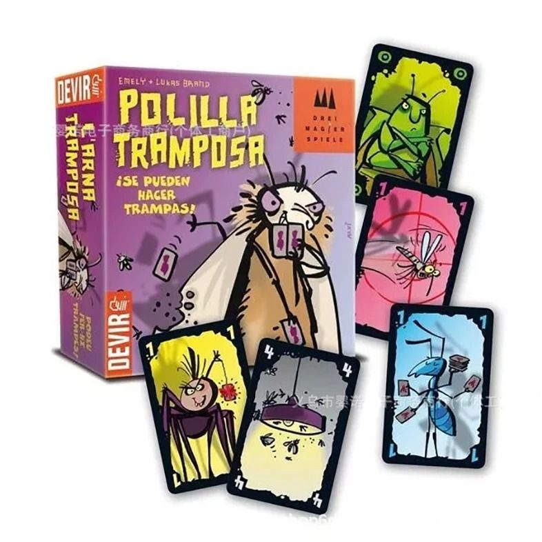 Cheating Moth Card Game Fast Paced Party Card Game for Family and Friends