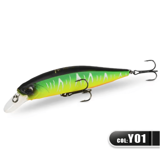 MEREDITH Jerk Minnow 100F Floating Fishing Lure Professional Hard Bait Wobbler 0.8 1.0 m