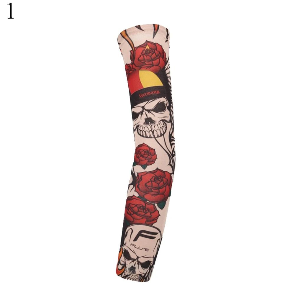 Flower Arm Tattoo Sleeves – Seamless UV Sunscreen Protection – High-Yield Athletic Interaction Hub