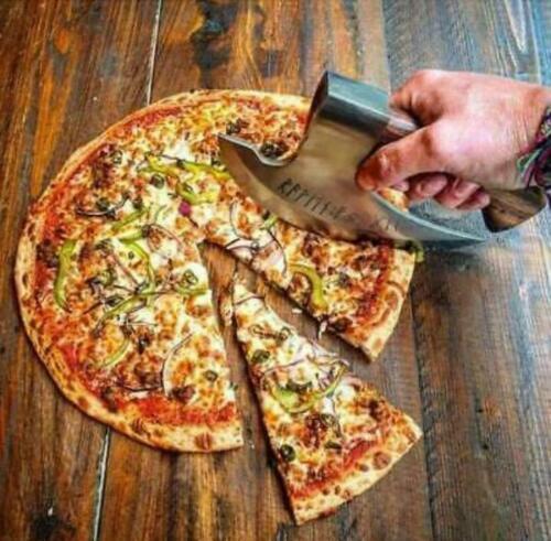 CHRISTMAS GIFT HandMade Pizza Axe, Pizza Slicer Hand forged Viking Pizza Cutter, Viking Bearded