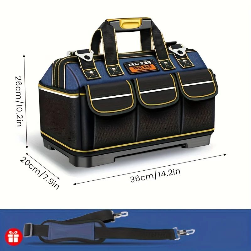 AIRAJ Large Waterproof Multifunctional Tool Bag with High Capacity
