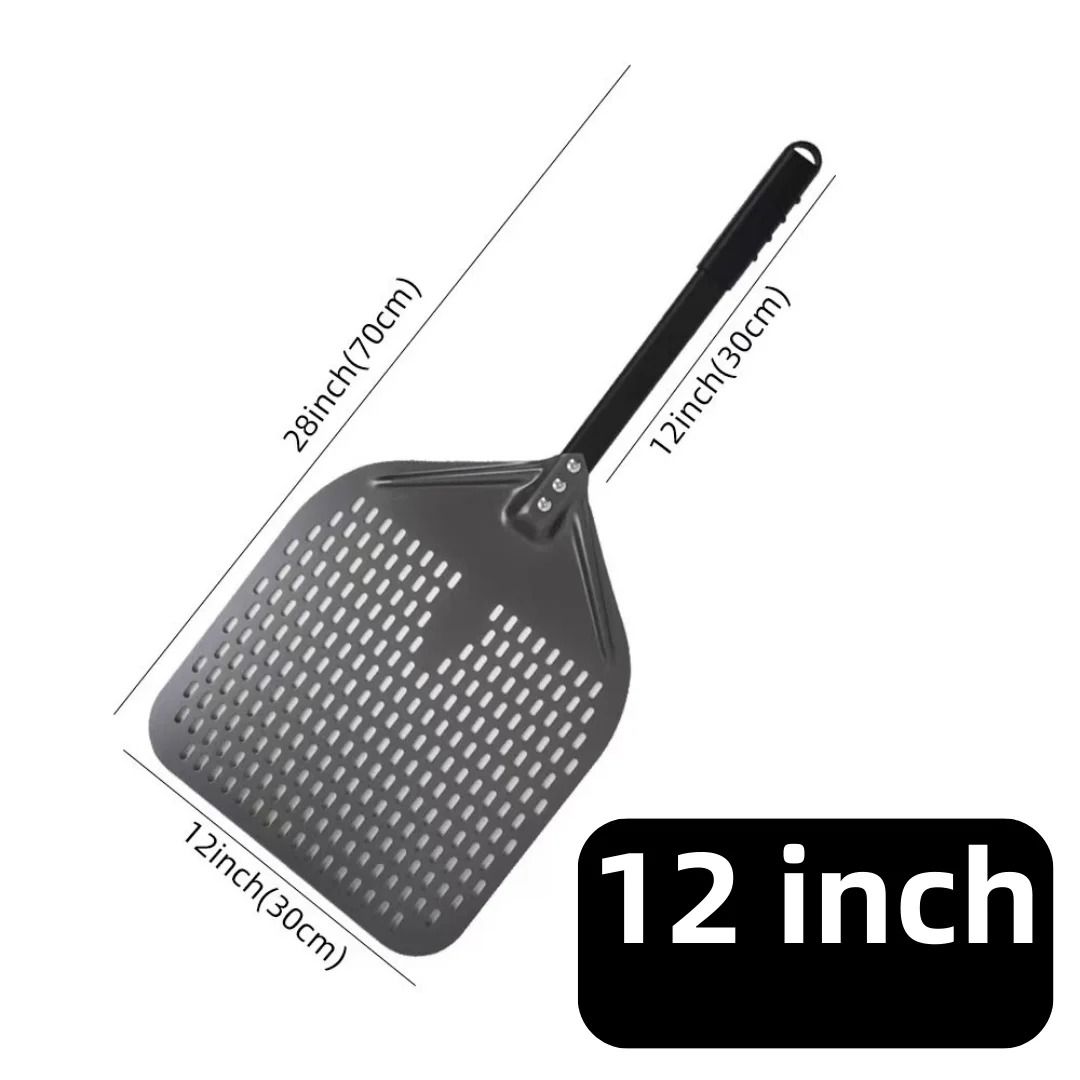 Aluminum Pizza Peel Bread Paddle with Wooden Handle