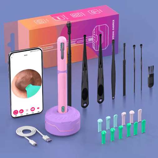 NK3 Pro Ear Cleaner with Camera – HD Visual Otoscope Ear Cleaning Set