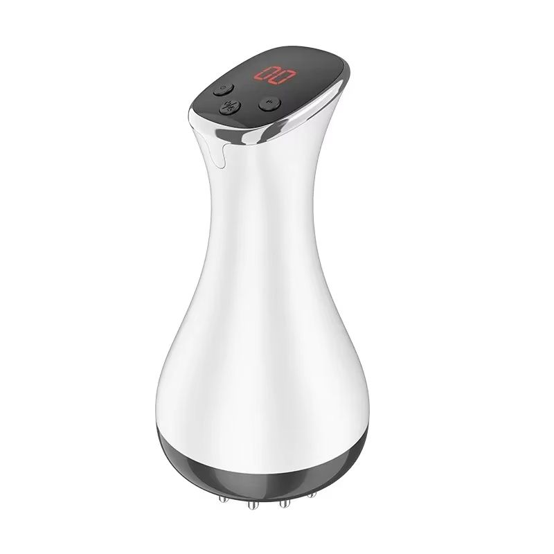Electric Meridian Gua Sha Body Massager with Microcurrent, Vibrate & Hot Compress Therapy
