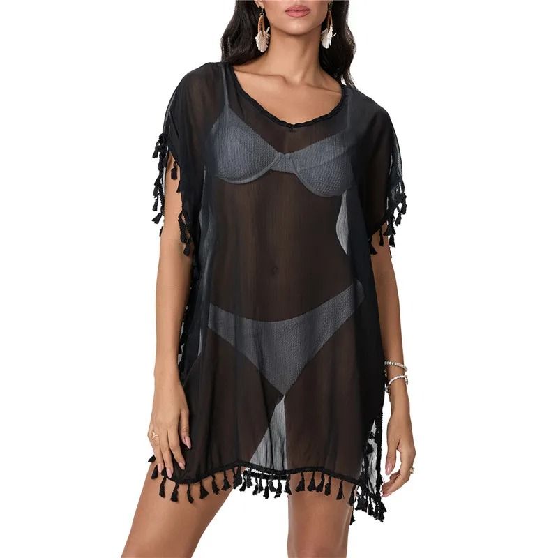 Women Summer Lace Crochet Beach Cover Up