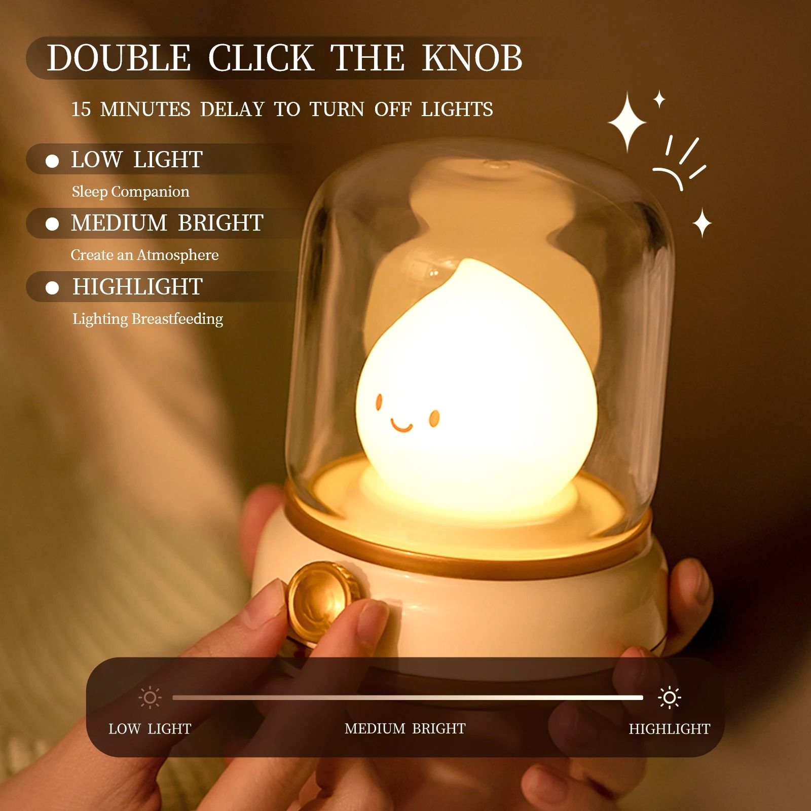 Creative Mini Desktop Cute LED Night Lamp