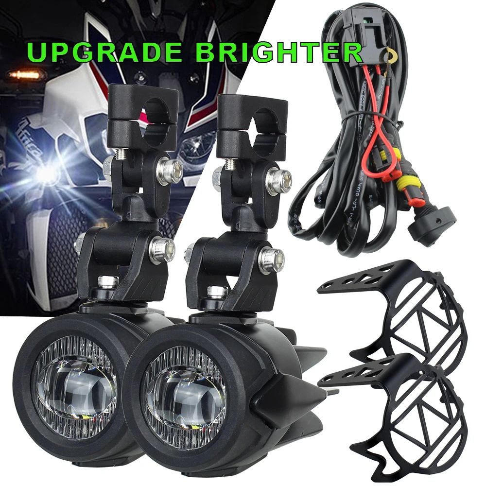 40W Motorcycle LED Fog Light Auxiliary Lights 6000K for BMW R1200GS Series