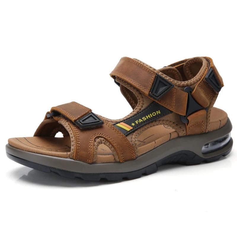Fashion Men's Genuine Leather Roman Sandals